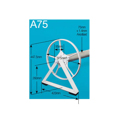 Daisy Pool Rollers - A75 Stationary Daisy Pool Rollers - A75 Stationary